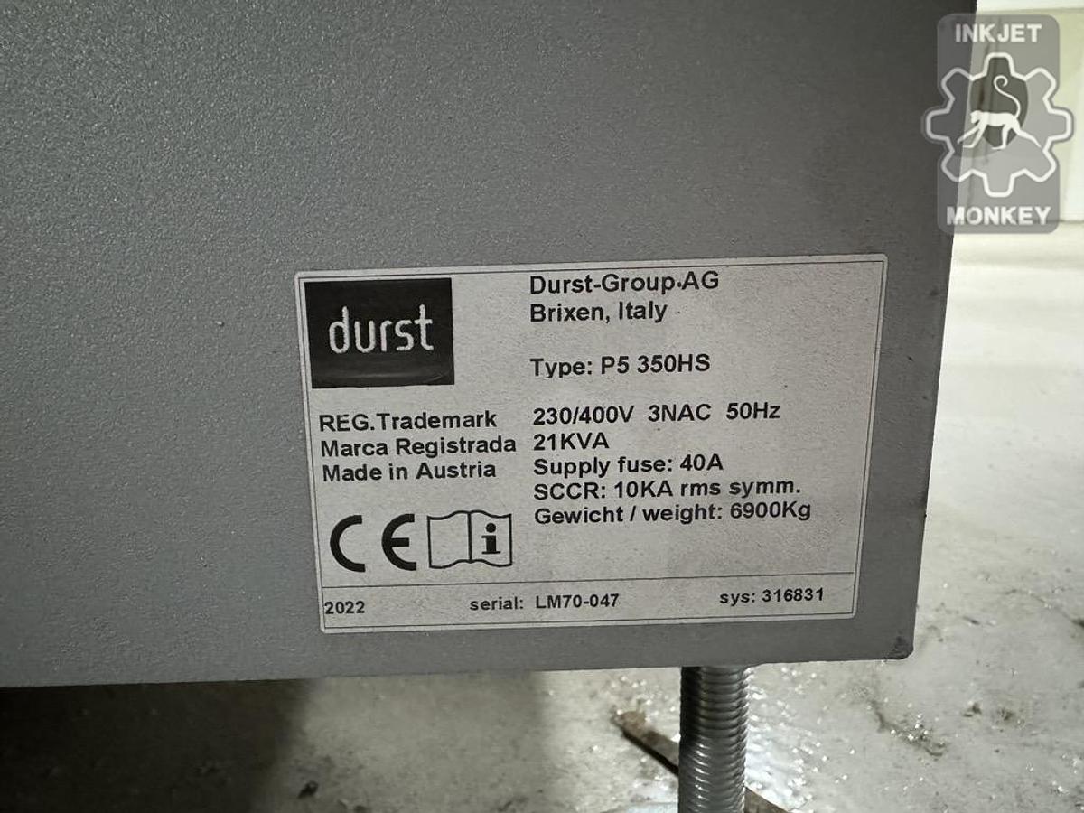 Used Durst P5 350 HS
