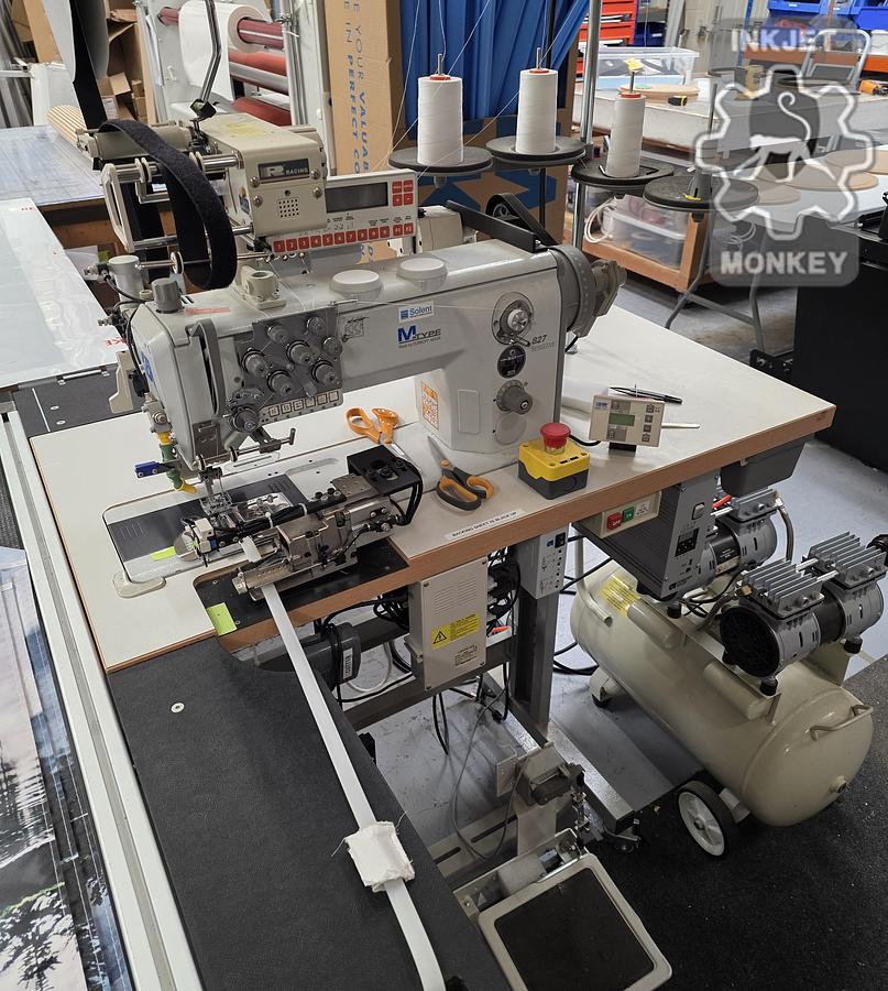 Used Solent Texsew Pro Conveyorline with compact conveyor