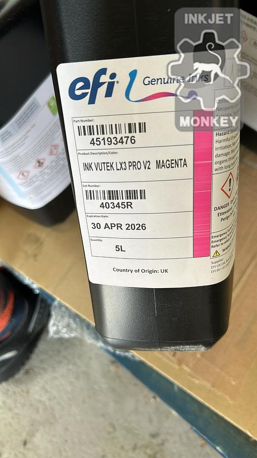 ONE OFF SALE OF EFI VUTEk LX3 Pro INK