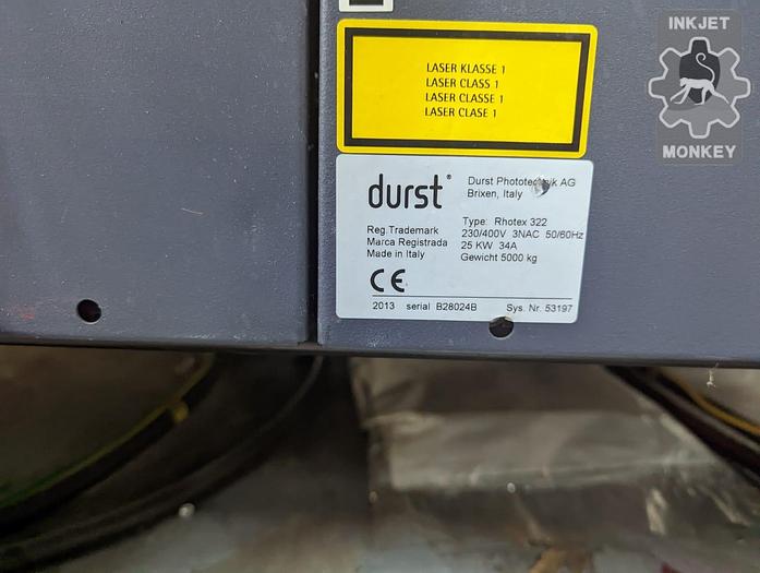 Used Durst Rhotex (with Monti Calendar)