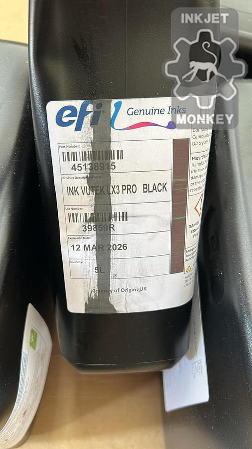 ONE OFF SALE OF EFI VUTEk LX3 Pro INK
