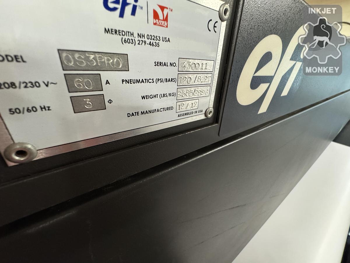 Used 2012 EFI VUTEk QS3 Pro