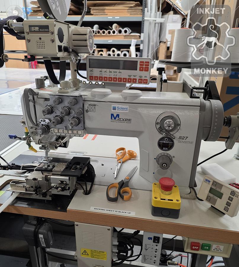 Used Solent Texsew Pro Conveyorline with compact conveyor