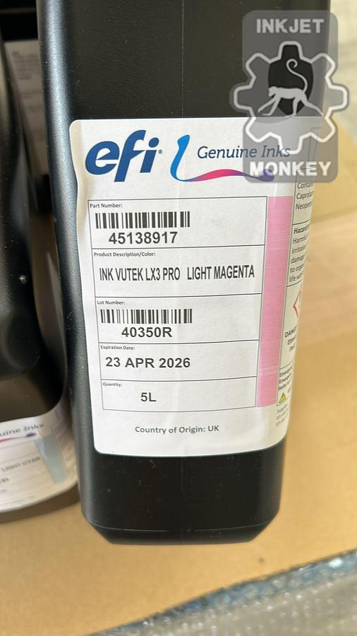 ONE OFF SALE OF EFI VUTEk LX3 Pro INK