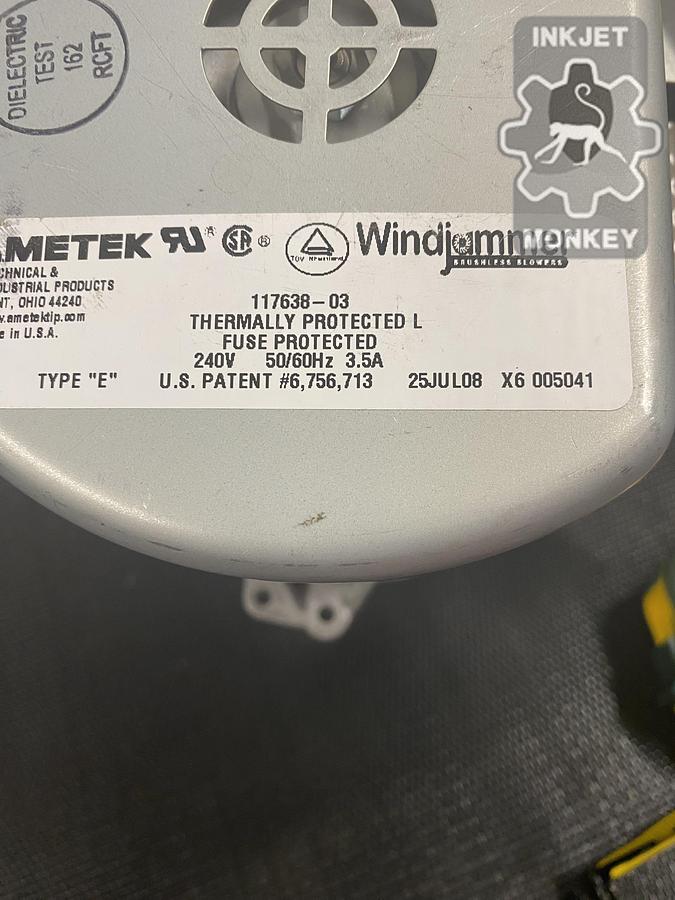 Used Vacuum Pump ( Wind Jammer )Small in/out take hole