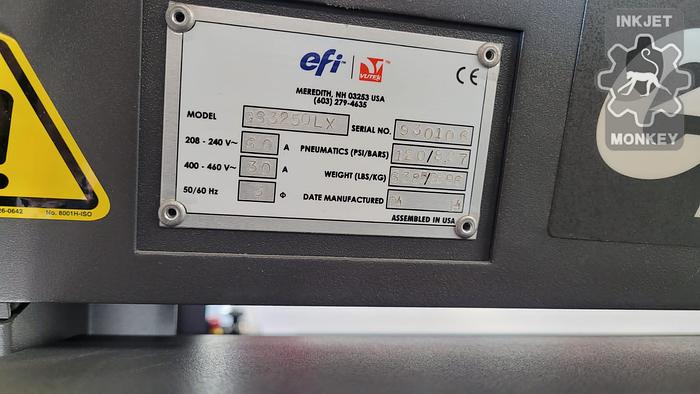 Used 2014 EFI VUTEk GS3250 LX Ultradrop