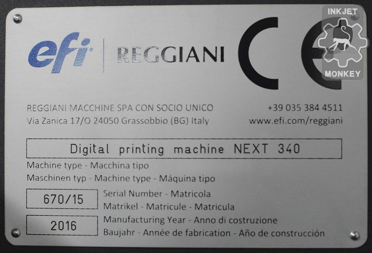 Used 2016 EFI FabriVu 340 and 2016 Monti Antonio 91-3600