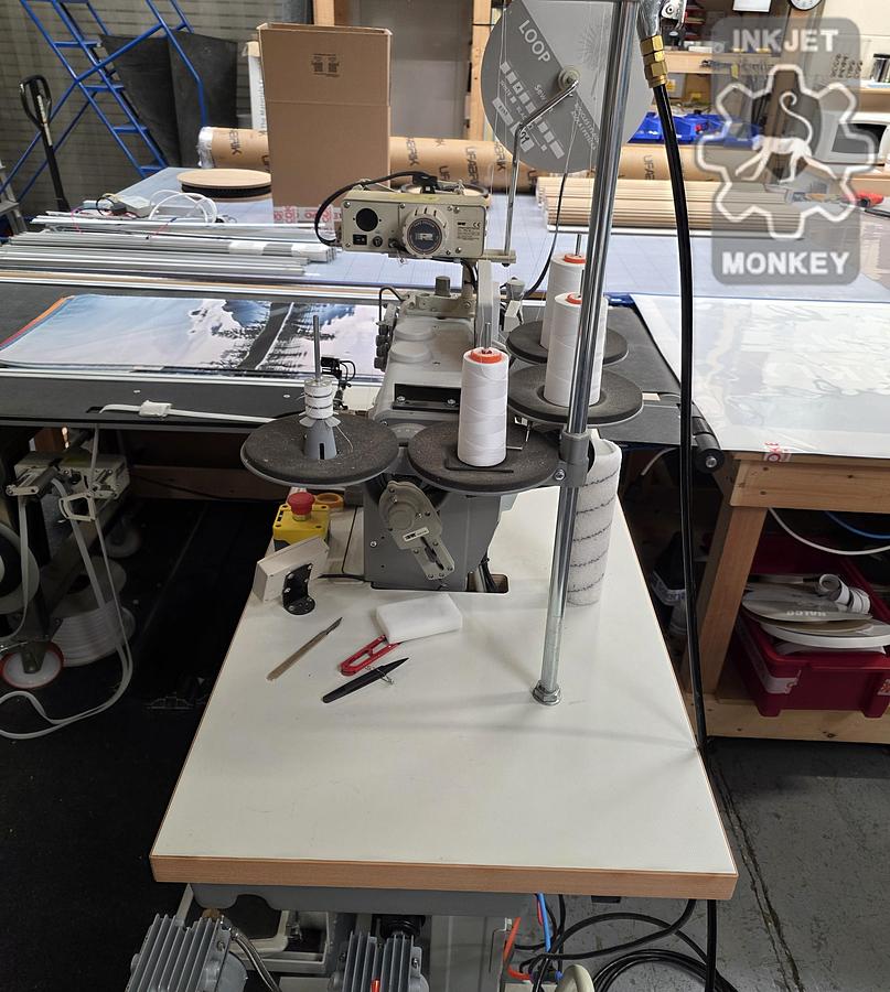 Used Solent Texsew Pro Conveyorline with compact conveyor