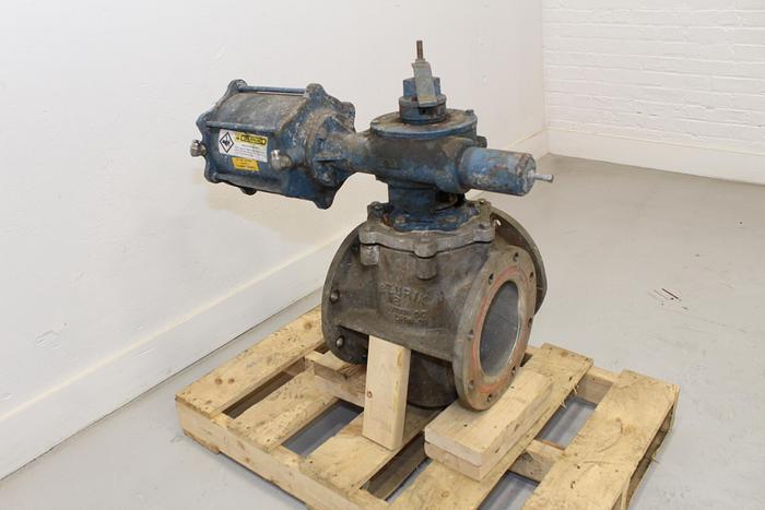 Used Dezurik 8" 3-way Air Operated Valve#43971