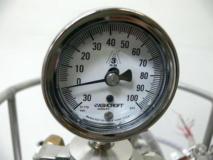 Used Alloy Products 20 Liter Stainless Steel Conical Tank 120 PSI @ 400F