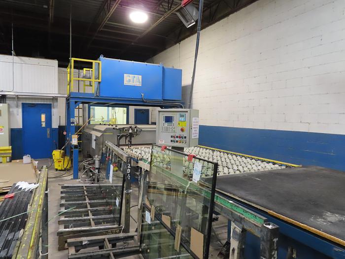 Used 2003 Armetch Laminated Glass Production Line, with Melco Auto Clave