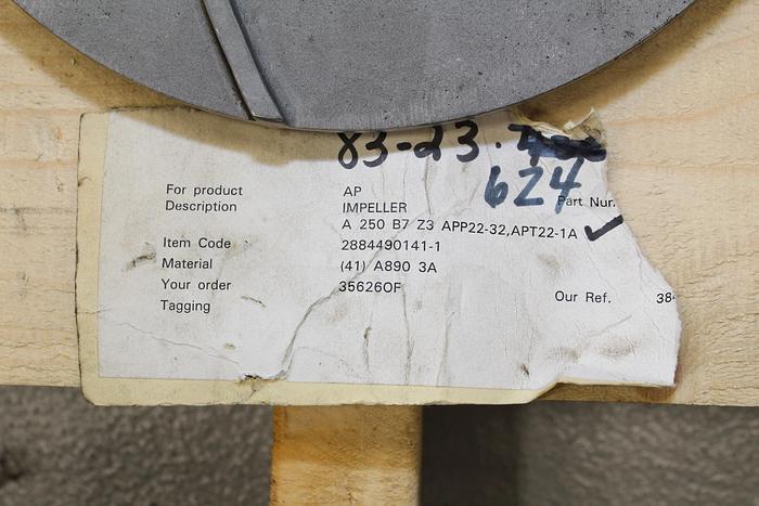 Used Sulzer APP22-32/APT22-1A Impeller #44053