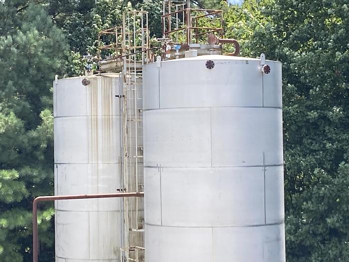 Used 35,000 GALLON VERTICAL TANK - S/S