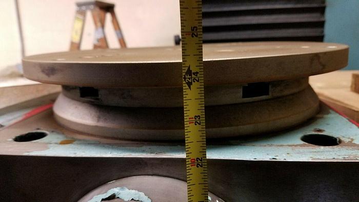 Used 15" Multi Axis CNC Rotary Table Gimbal Positioner Multi Angle Machining with Fanuc Drives