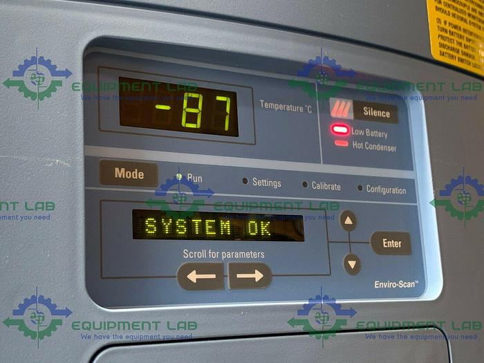 Used Thermo Scientific 8695 -86 ºC Ultra Low Laboratory Freezer 230V