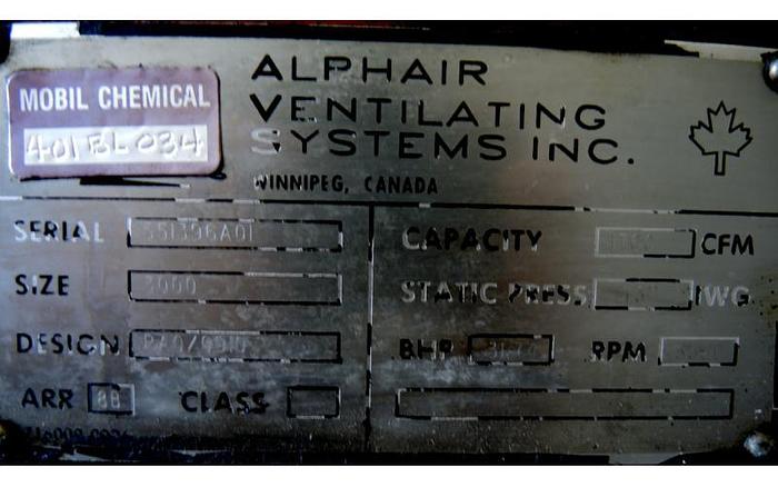 D'occasion USED CENTRIFUGAL FAN, 40 HP