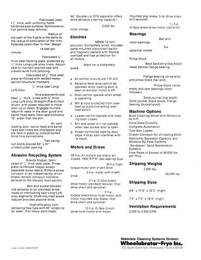 Very good Wheelabrator 22 Super 1 Rubber Belt #TUM2031