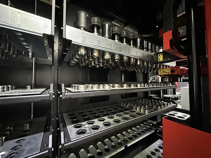 Used 2013  Amada  Acies 2515T Punch/CO2 LASER WITH TOOL LOADER, TOOLING, SPINDLE