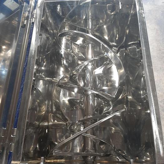 Used Used 1 Cubic Foot Stainless Steel Double Ribbon Blender