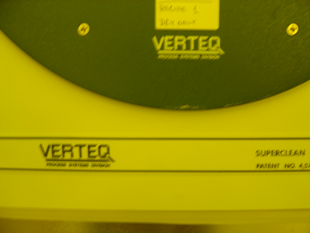 Used Verteq  1800-50 Single Stack Spin Rinser/Dryer (X3)