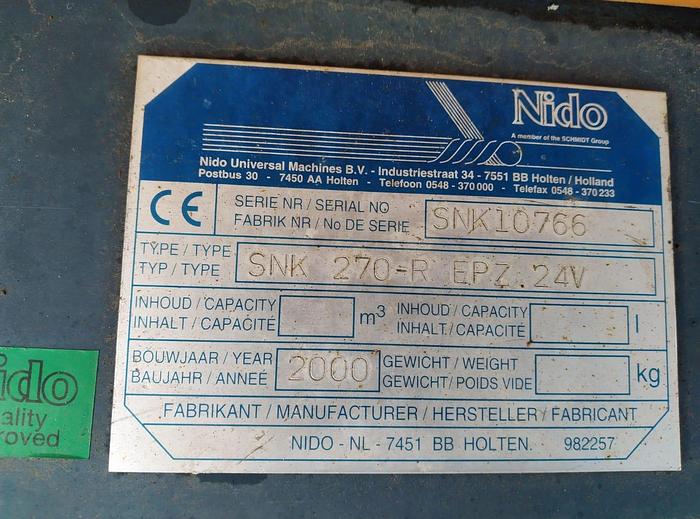 Gebruikt 2000 Nido SNK270-R EPZ 24V