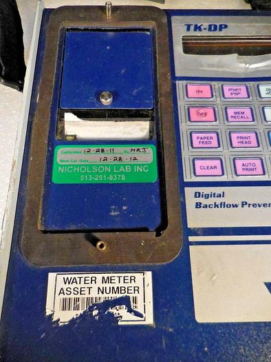 Used Watts Regulator Co. TK-DP Digital Backflow Prevention Kit Unit w/ Carrying Case