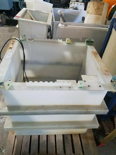 Used Reinforced Polypropylene Tank 27" x 40" x 28 deep Plating Washing