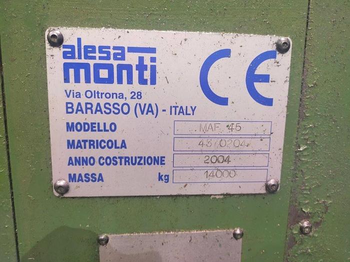 Usato FRESALESATRICE ALESAMONTI MAF 45