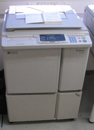 Used Ricoh Priport VT 3800 stencil printer 2003
