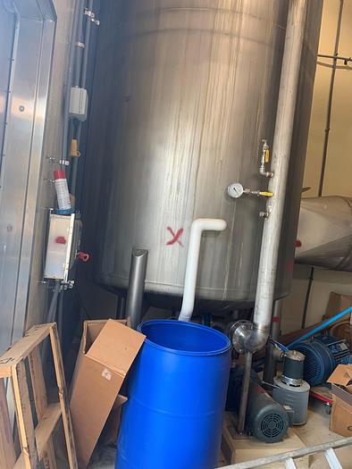 Used Used approximately 750 cu. Ft. 304 stainless steel air scrubber