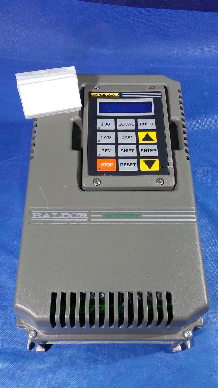 Used Baldor DZ18H201-E Controller, DZ18H201-E / Vector Drive / 230v / 3 HP / 50~60Hz /