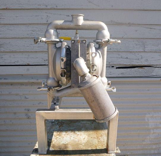 Used Pump, Diaphragm, 1.5", 316 S/st, Wilden, Mdl M4, 73 GPM, B #S744181