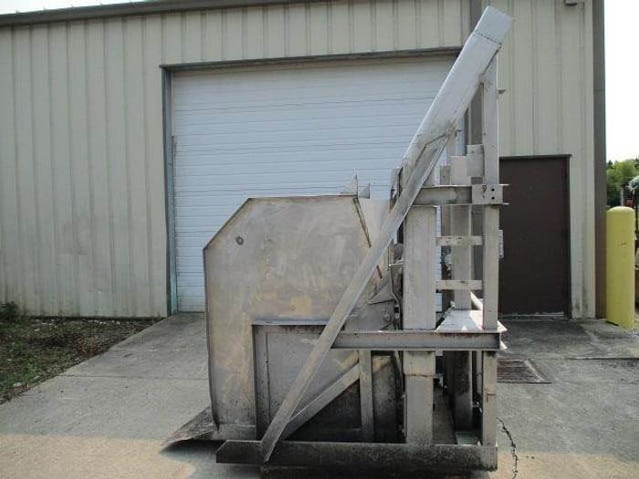 Used AFECO Vat Dumper; Md#15C; Two-Stage; 8' Dump Height