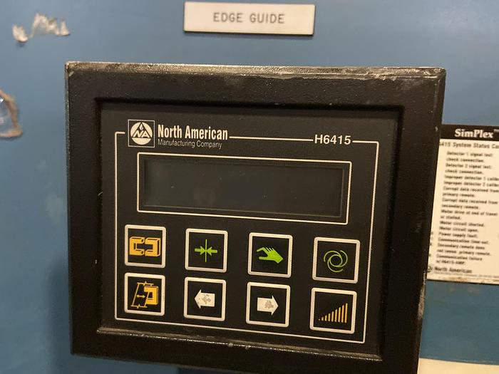 Used 60" ROSENTHAL SLITTER REWINDER MODEL SW5-DUBSHEWWG-PLO W/ SCORE SLITTING