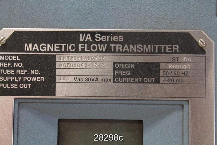Used Foxboro Imt20-sa10fgz Magnetic Flow Transmitter #28298