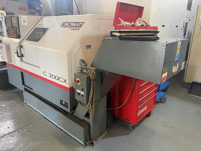 Used 2001 Cincinnati Hawk  C 200 CX Turning Center