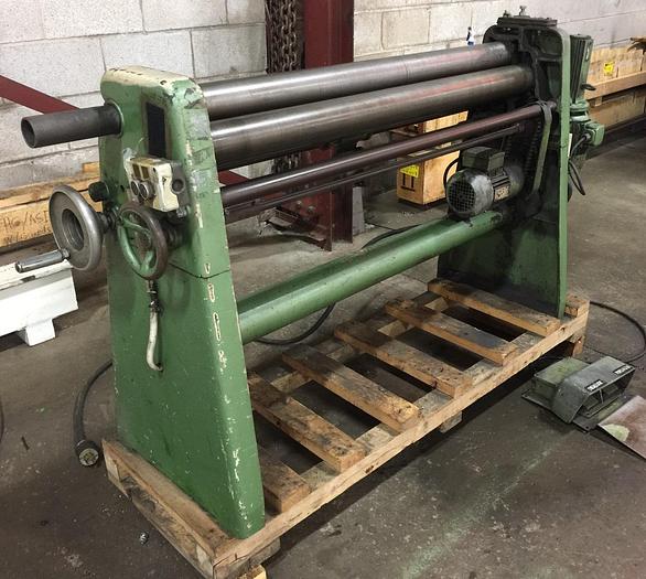 Used 48" X 14 GAUGE, LUNA, INITIAL PINCH, POWERED PLATE ROLLS