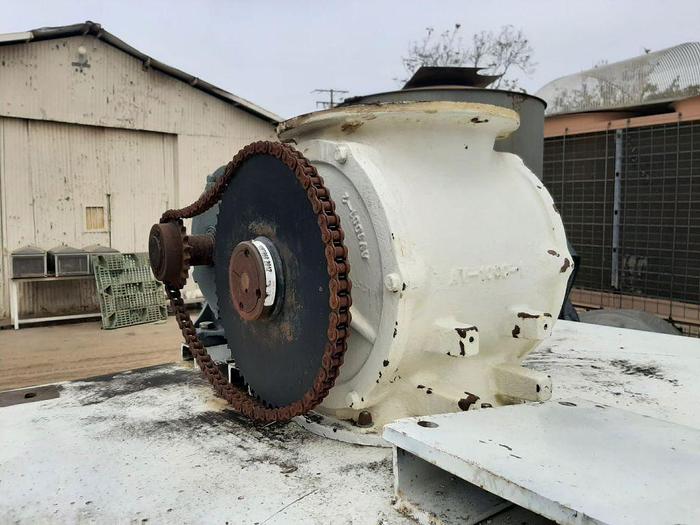 Used Valve, Rotary, Airlock, 10", C/st, 2 HP, Prater #S744865