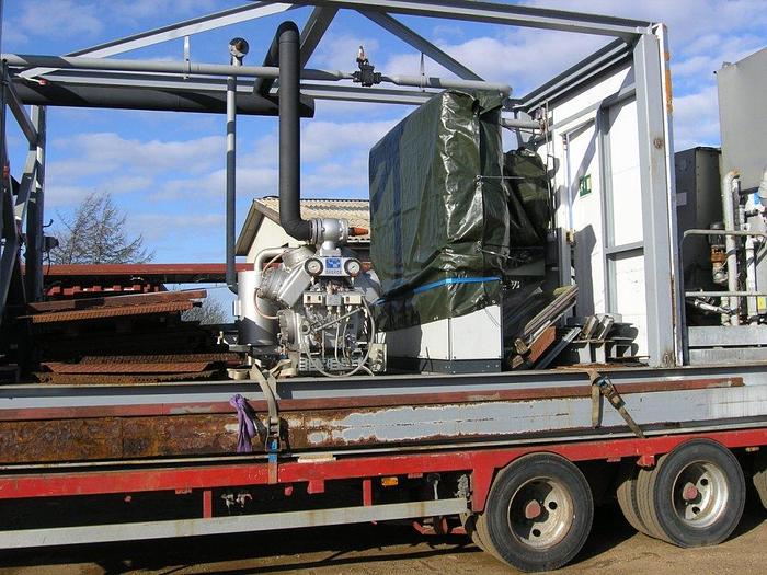 Used FINSAM – plate ice machine plant. Model VIP 18B UAV.