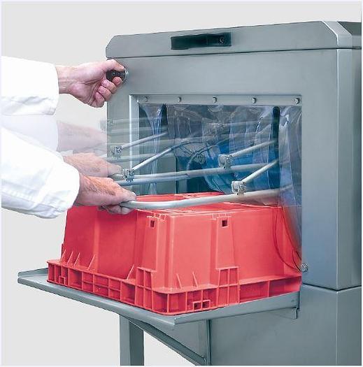 Roser Model TL-335-AE-2679 (700/hour) Crate Tunnel Washer with Electrical Heating