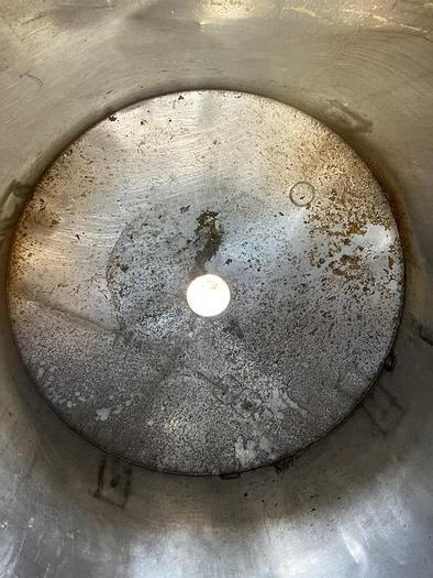 Used Tank, 2,250 Gallon, S/st, Slight Cone Bottom, Storage Tank #S744585