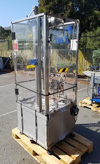 Used Capper, CMI, Mdl NMRV-040, Screw Cap, Conveyor #S743151