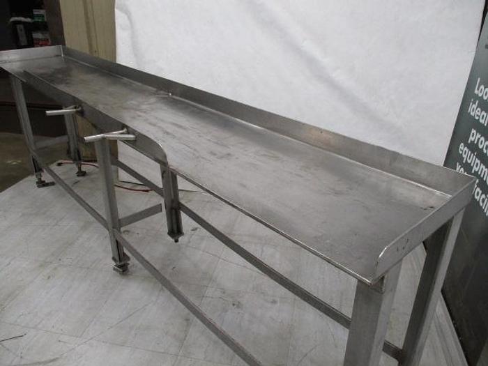 Used Table; Stainless Steel; 114"x18"
