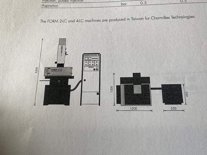 Used 1994 Charmilles Technologies Form 2-LC EDM Machine