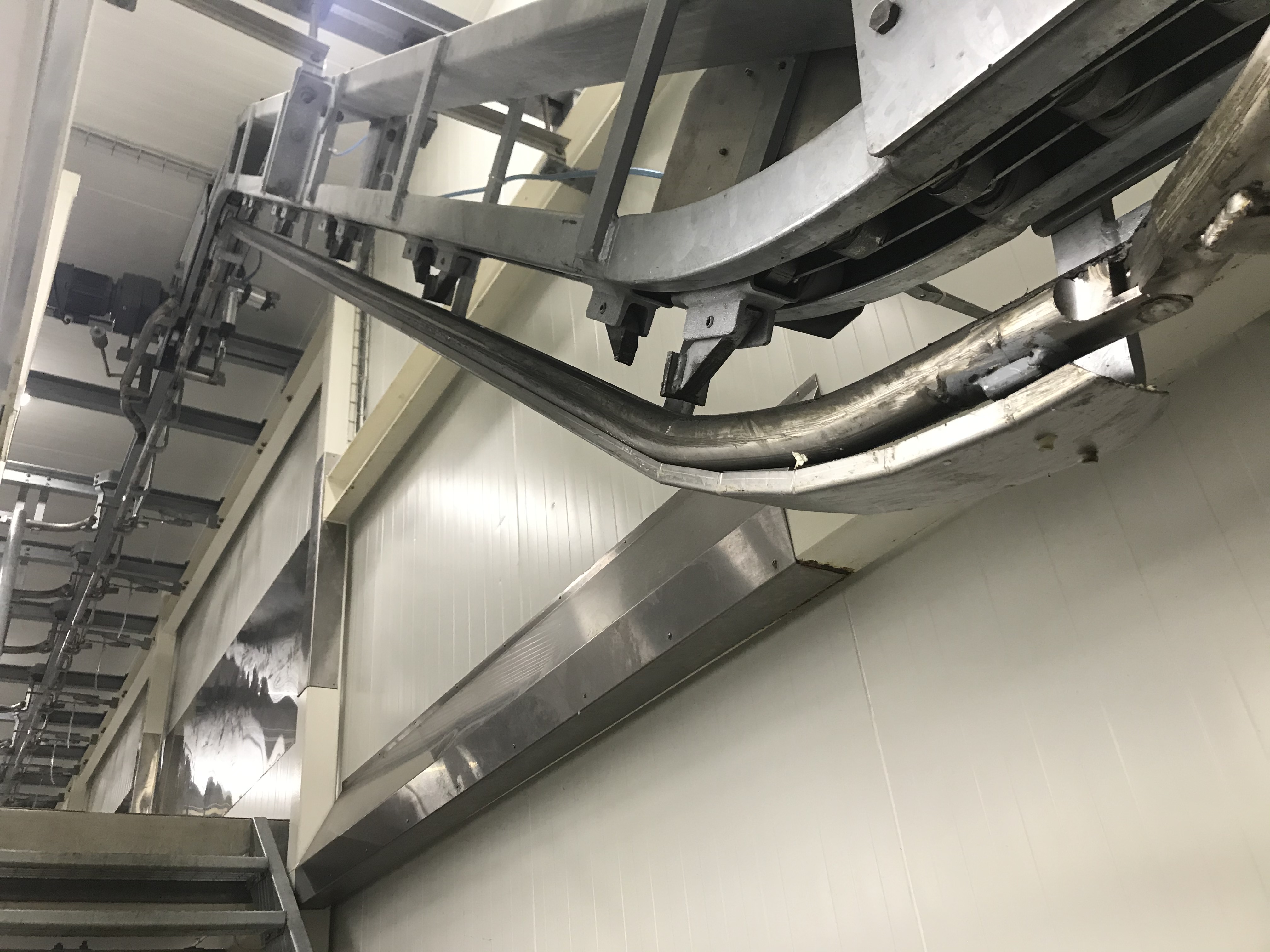 Begagnad Slaktbanor till Kylrum 14x6meter, 2 rum