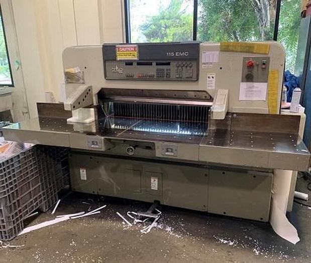 Used 45" POLAR 115 EMC GUILLOTINE CUTTER