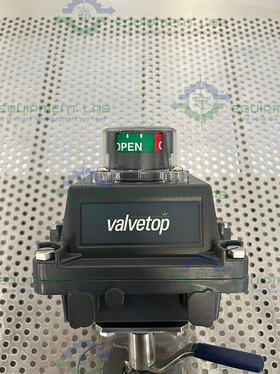 Used Topworx   DXP-E20GNEB Valve Actuator Positioner Controller w/ 1/2" Valve