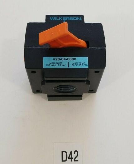 *NEW* Wilkerson V28-04-0000 Safety Lockout 150PSIG (10,3 BAR) 150°F + Warranty!