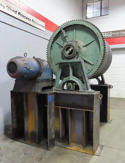 Used 4' x 5' Patterson Steel Ball Mill with Drive and Stand (#9871)