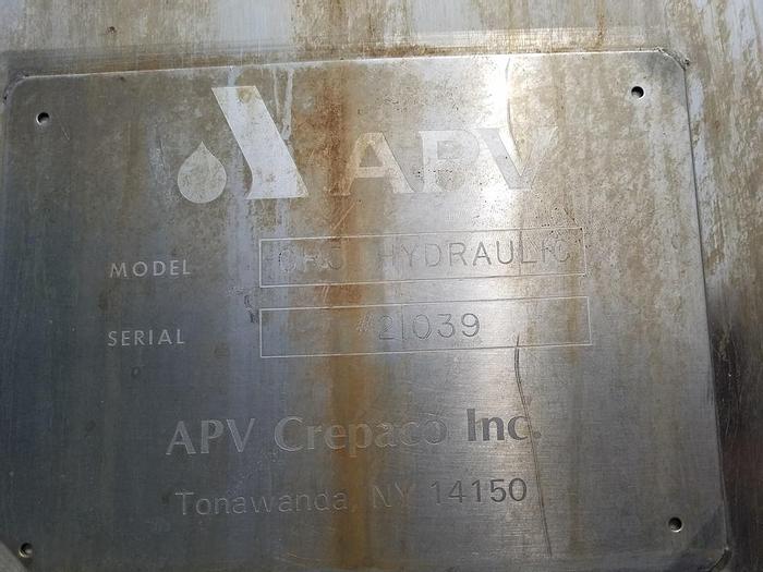 Used Pasteurizer, Plate, 2,300 SF, 316 Stainless Steel, APV, HTST #L743297